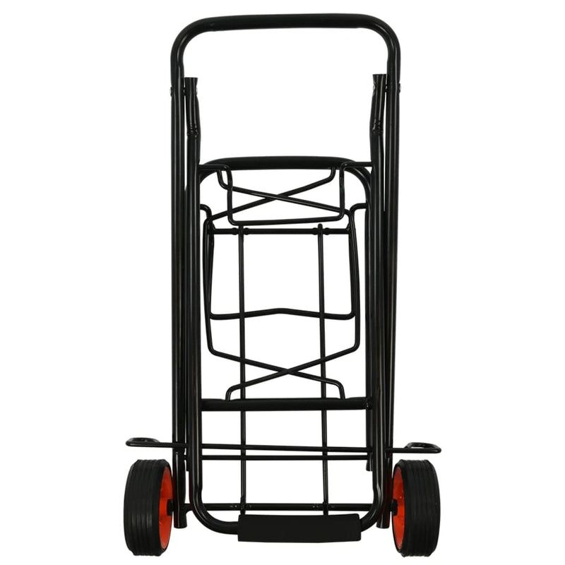 Afbeelding laden in galerijviewer, Proplus inklapbare bagagetrolley 30 kg staal zwart

