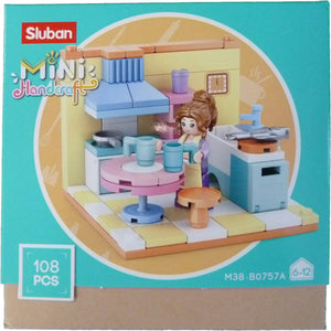 Sluban mini handcraft keuken 108pc