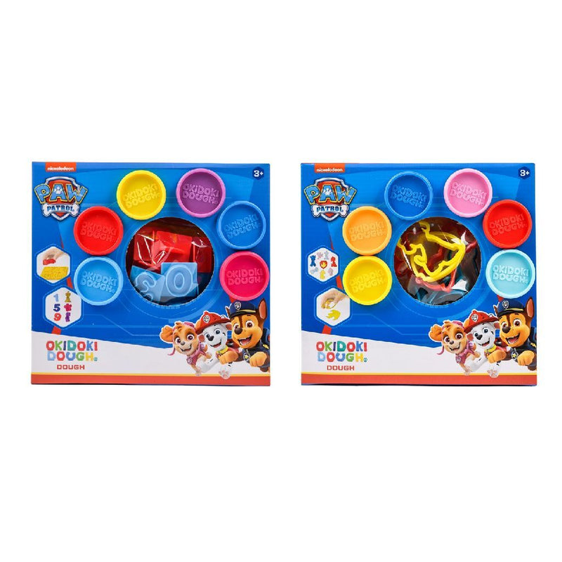 Afbeelding laden in galerijviewer, Paw Patrol Okidoki Dough Shapes + Numbers 2
