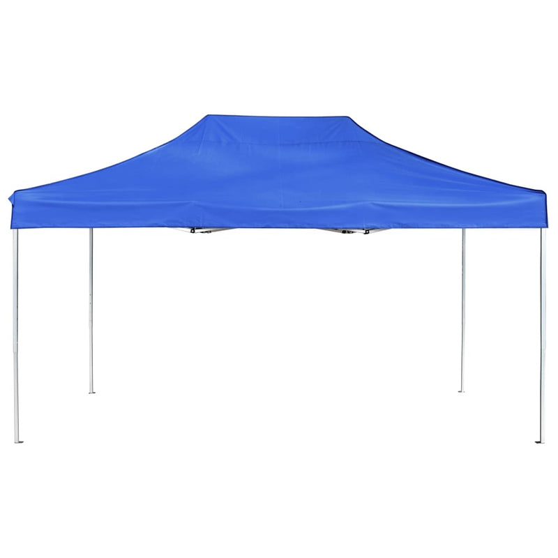 Afbeelding laden in galerijviewer, Vidaxl partytent professioneel inklapbaar 4,5x3 m aluminium blauw
