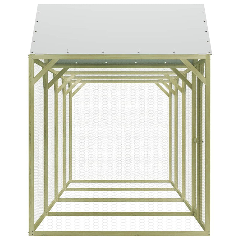 Afbeelding laden in galerijviewer, Vidaxl kippenhok 6x1,5x2 m staal
