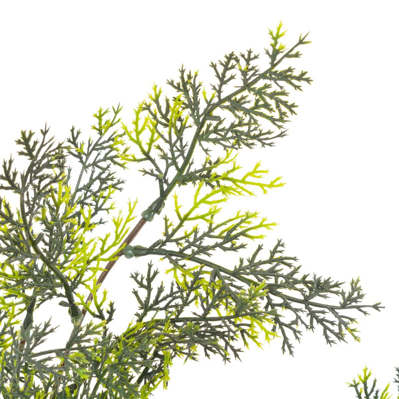 Afbeelding laden in galerijviewer, VidaXL Kunstplant met pot cipresboom 150 cm groen
