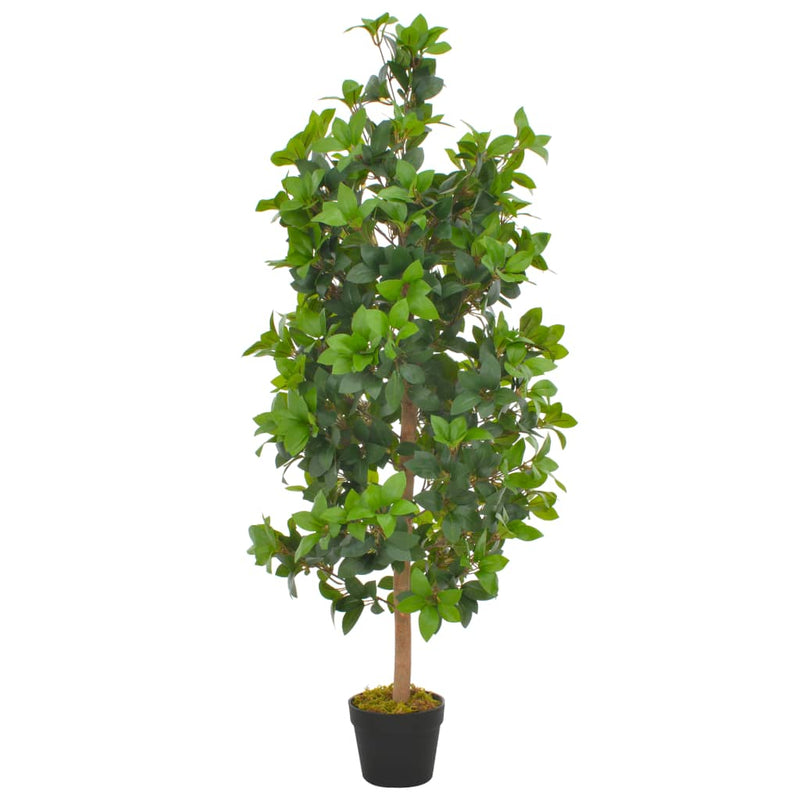 Afbeelding laden in galerijviewer, Vidaxl kunstplant met pot laurierboom 120 cm groen
