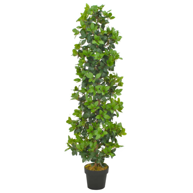 Afbeelding laden in galerijviewer, Vidaxl kunstplant met pot laurierboom 150 cm groen
