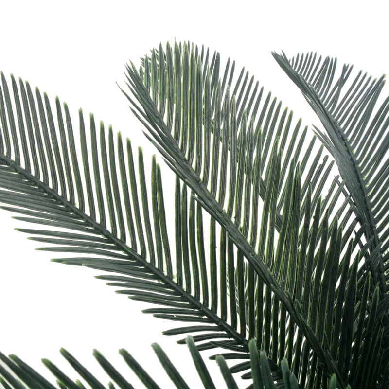 Afbeelding laden in galerijviewer, Vidaxl kunstplant met pot cycaspalm 125 cm groen
