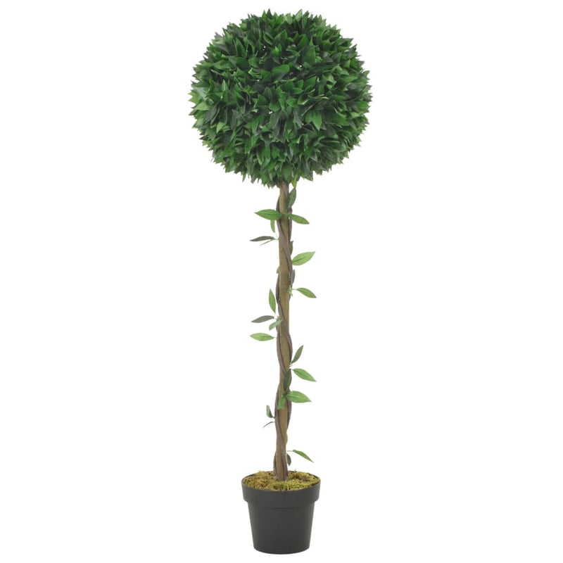 Afbeelding laden in galerijviewer, Vidaxl kunstplant met pot laurierboom 130 cm groen
