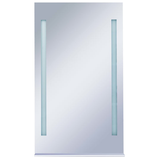 Vidaxl badkamerspiegel led met schap 60x100 cm