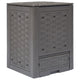 Vidaxl compostbak 300 l 60x60x83 cm kunststof rattan bruin