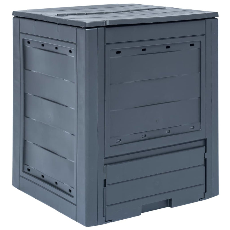 Afbeelding laden in galerijviewer, Vidaxl compostbak 260 l 60x60x73cm grijs
