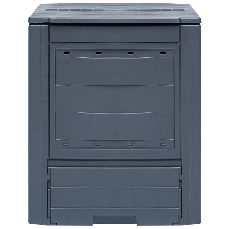 Afbeelding laden in galerijviewer, Vidaxl compostbak 260 l 60x60x73cm grijs
