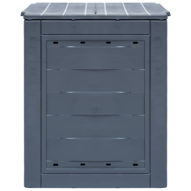 Afbeelding laden in galerijviewer, Vidaxl compostbak 260 l 60x60x73cm grijs

