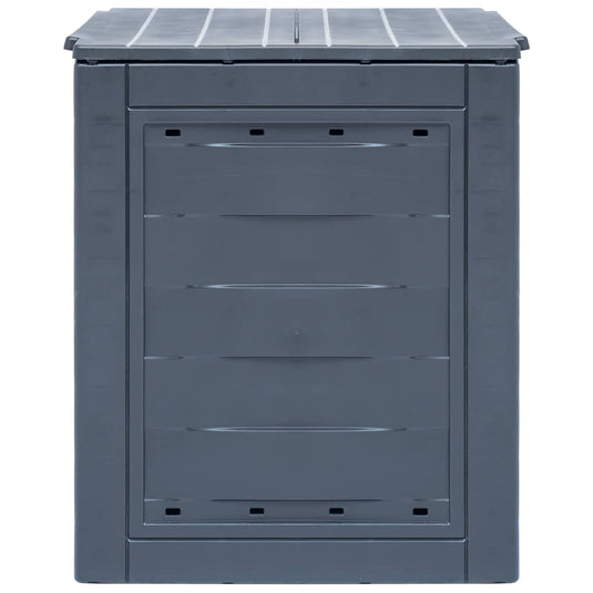 Vidaxl compostbak 260 l 60x60x73cm grijs