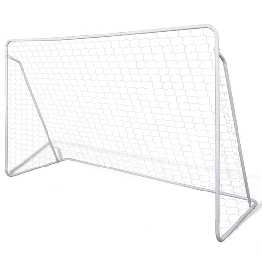 Vidaxl voetbalgoals 2 st 240x90x150 cm staal