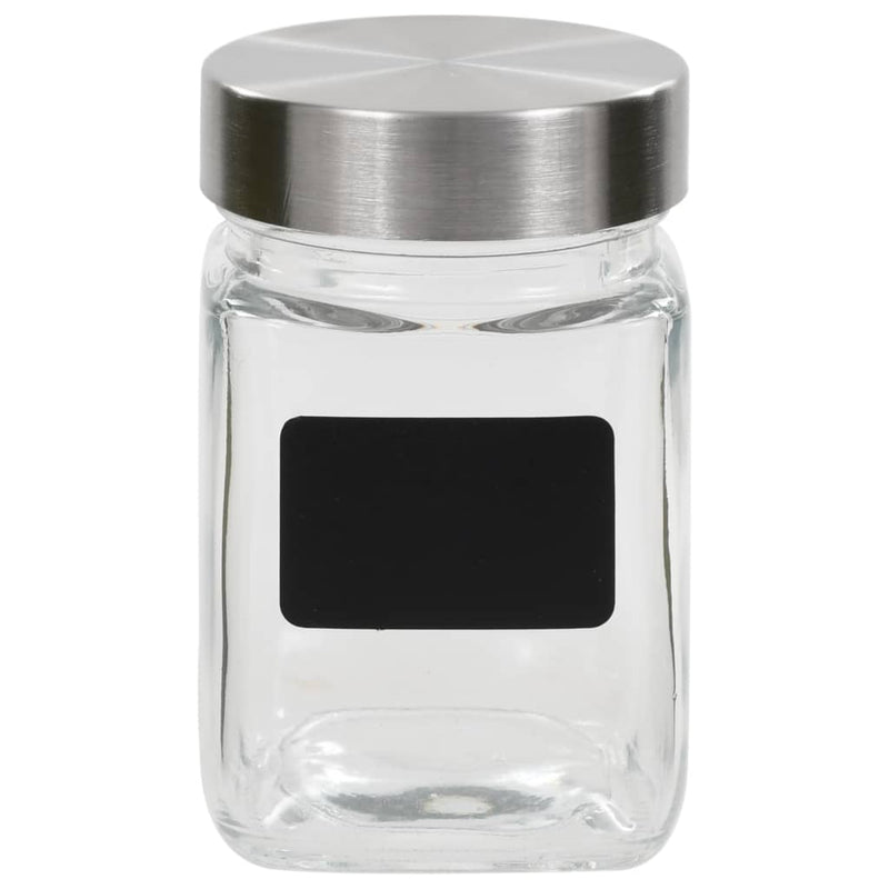 Afbeelding laden in galerijviewer, Vidaxl opbergpotten met stickers 12 st 300 ml
