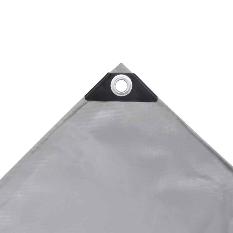 Afbeelding laden in galerijviewer, Vidaxl dekzeil 650 g m² 5x6 m grijs
