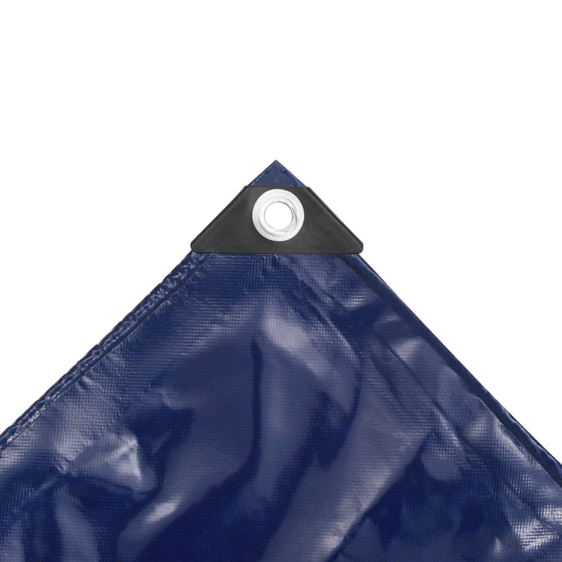 Afbeelding laden in galerijviewer, Vidaxl dekzeil 650 g m² 5x6 m blauw
