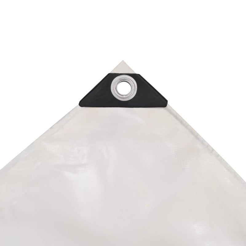 Afbeelding laden in galerijviewer, Vidaxl dekzeil 650 g m² 1,5x6 m wit
