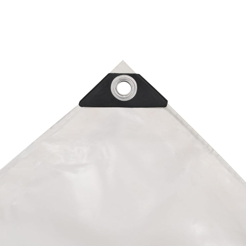 Afbeelding laden in galerijviewer, Vidaxl dekzeil 650 g m² 3,5x5 m wit

