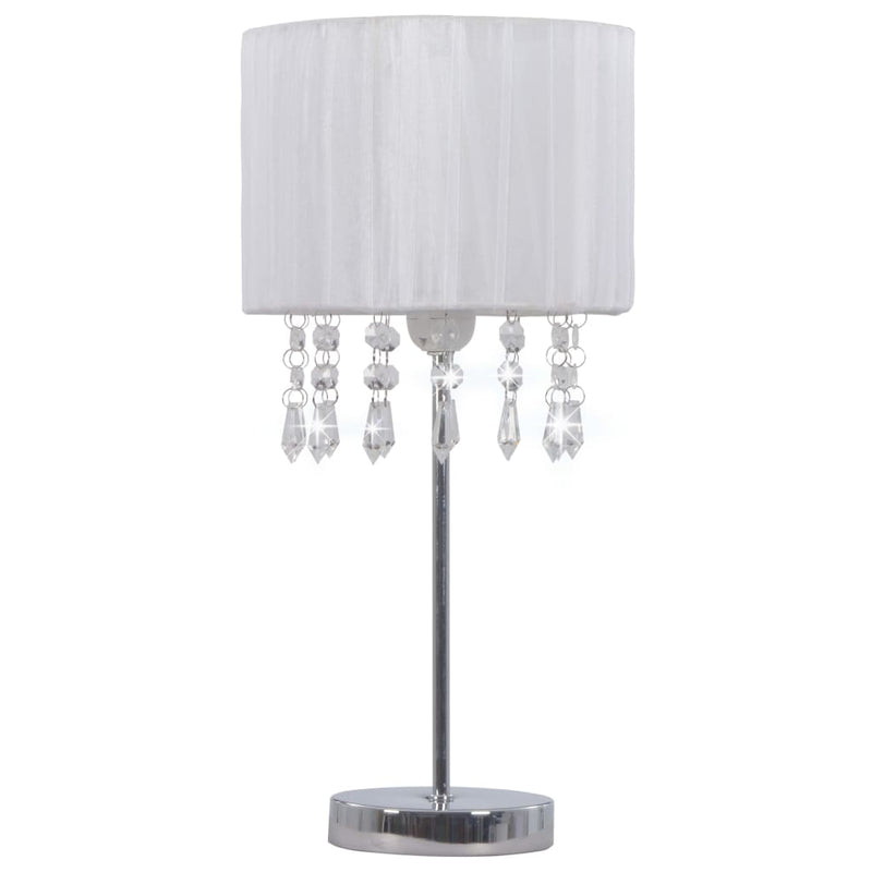 Afbeelding laden in galerijviewer, VidaXL Bureaulamp rond E27 wit
