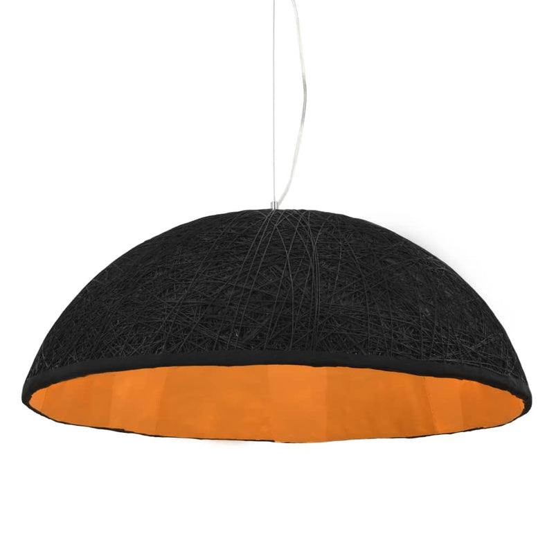 Afbeelding laden in galerijviewer, Vidaxl hanglamp e27 ø70 cm zwart en goud
