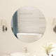VidaXL Spiegel rond frameloos 80 cm glas
