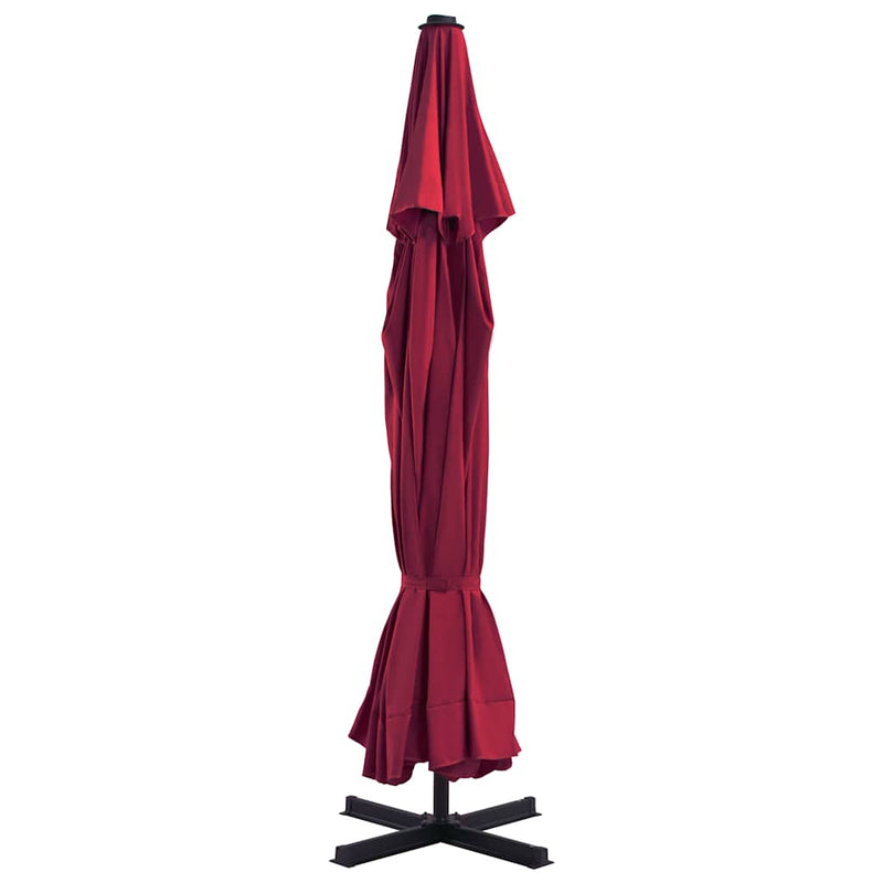 Afbeelding laden in galerijviewer, Vidaxl parasol met draagbare voet rood
