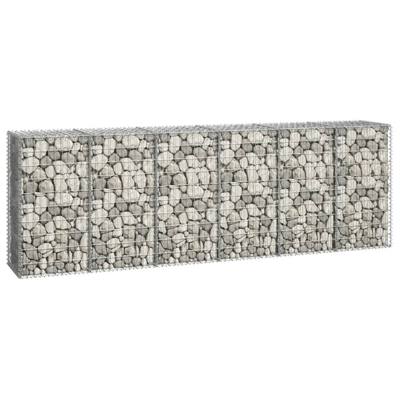 Afbeelding laden in galerijviewer, VidaXL Schanskorfmuur met deksels 300x50x100 cm gegalvaniseerd staal
