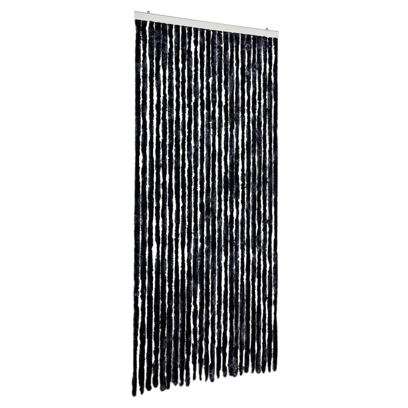 Afbeelding laden in galerijviewer, Vidaxl vliegengordijn 100x220 cm chenille antraciet
