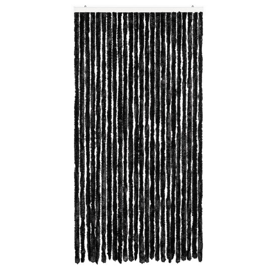 Vidaxl vliegengordijn 100x220 cm chenille antraciet