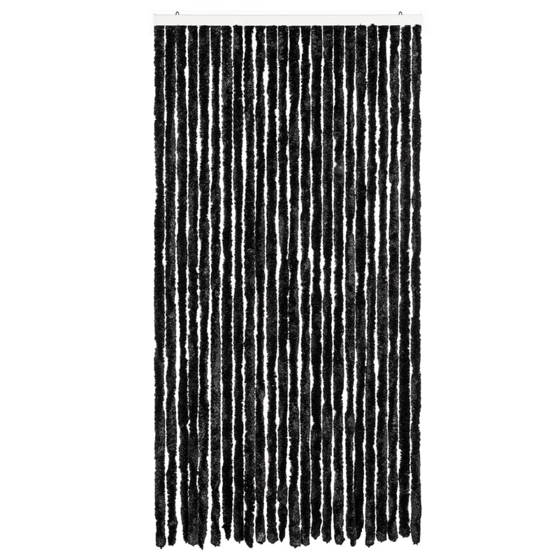 Afbeelding laden in galerijviewer, Vidaxl vliegengordijn 100x220 cm chenille antraciet
