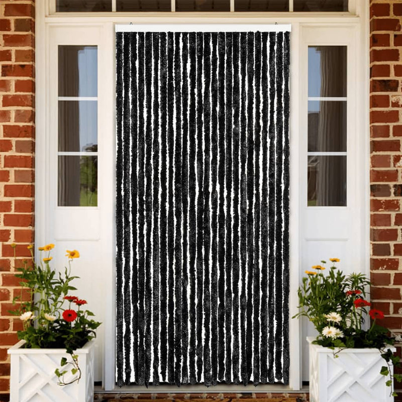 Afbeelding laden in galerijviewer, Vidaxl vliegengordijn 100x220 cm chenille antraciet
