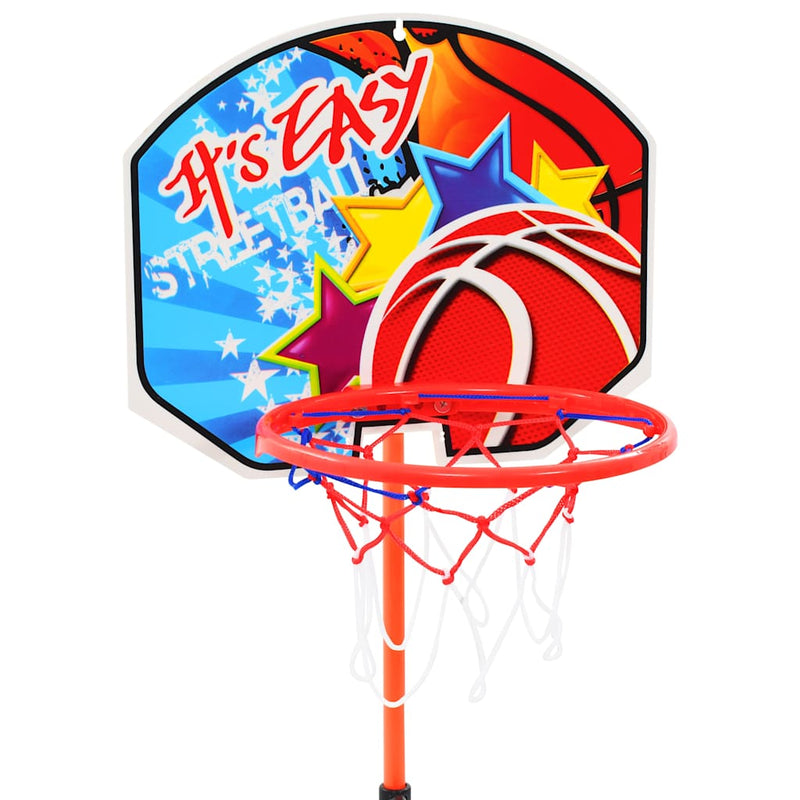 Afbeelding laden in galerijviewer, Vidaxl kinderbasketbalring- en balset

