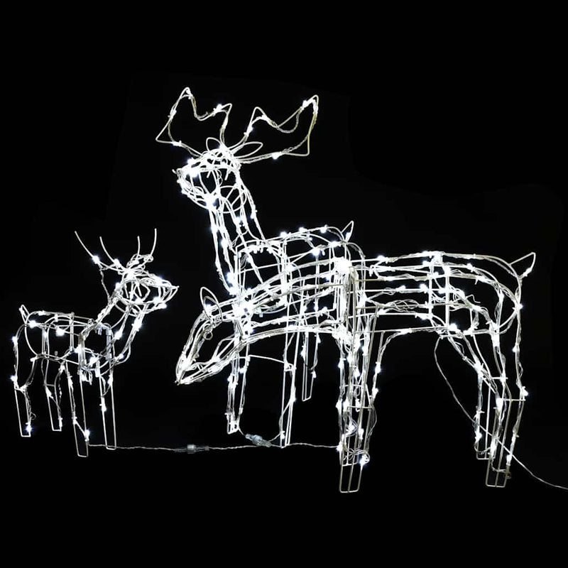 Afbeelding laden in galerijviewer, Vidaxl 3-delige kerstverlichting rendieren 229 led's
