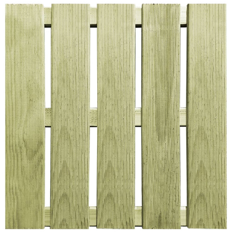 Afbeelding laden in galerijviewer, VidaXL 18 st Terrastegels 50x50 cm hout groen
