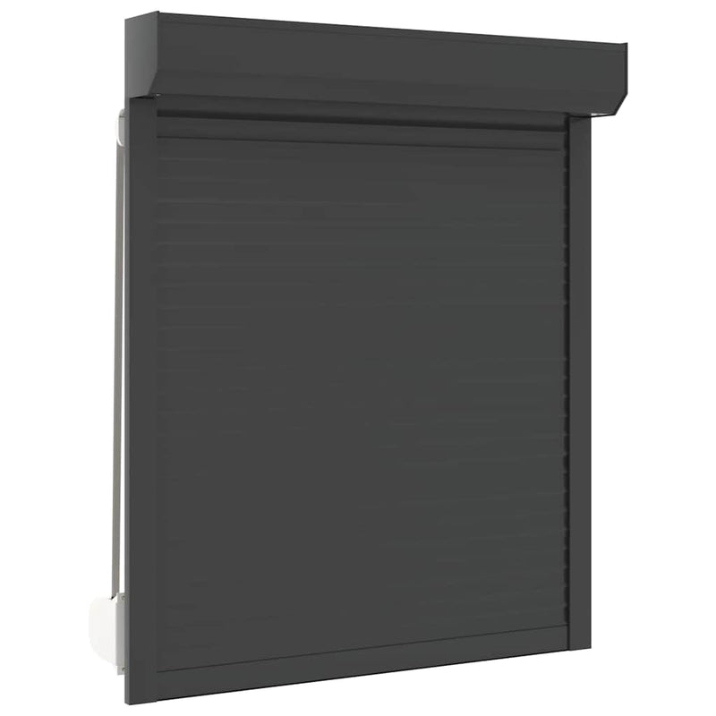 Afbeelding laden in galerijviewer, Vidaxl rolluik 100x130 cm aluminium antracietkleurig
