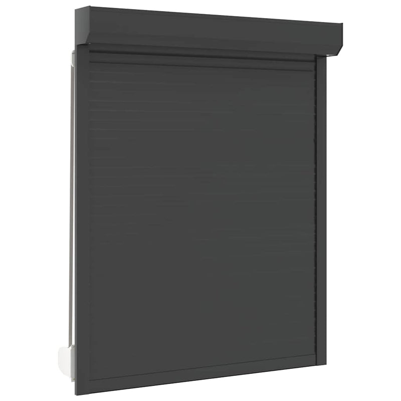 Afbeelding laden in galerijviewer, Vidaxl rolluik 120x150 cm aluminium antracietkleurig

