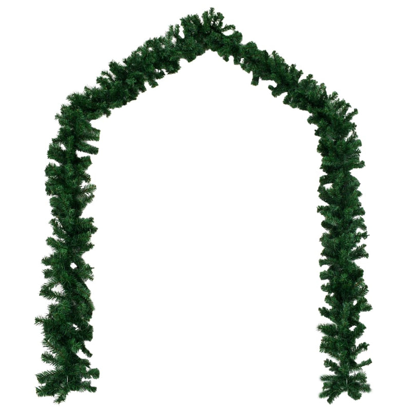 Afbeelding laden in galerijviewer, Vidaxl kerstslingers 4 st 270 cm pvc groen
