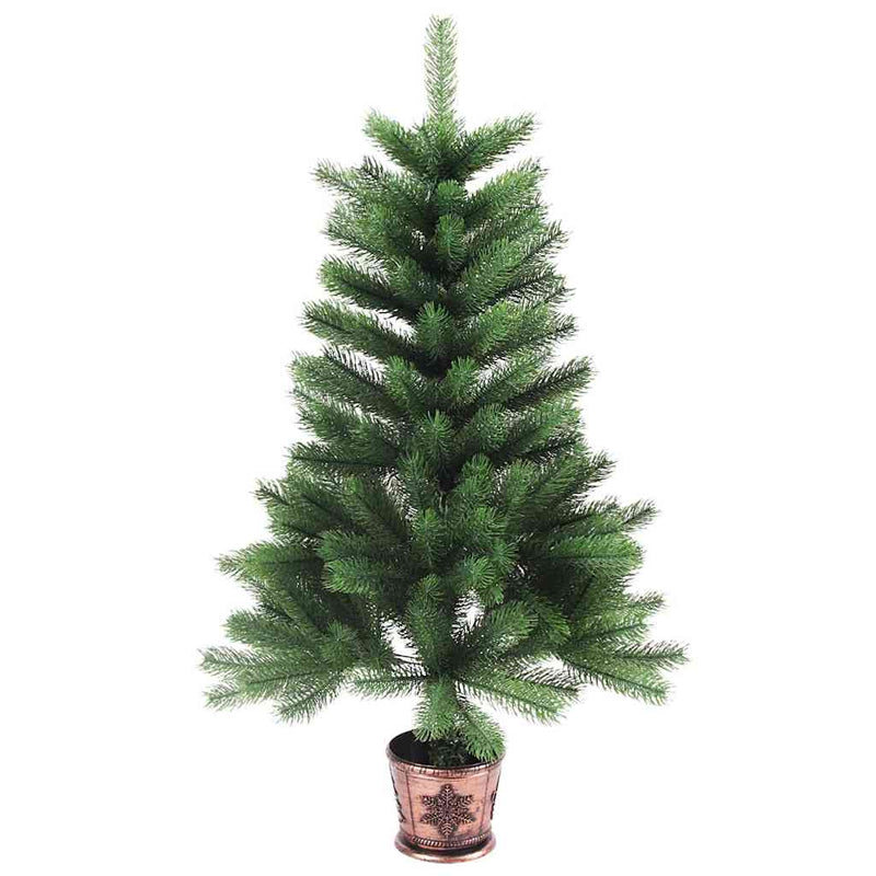 Afbeelding laden in galerijviewer, Vidaxl kunstkerstboom met levensechte naalden 65 cm groen
