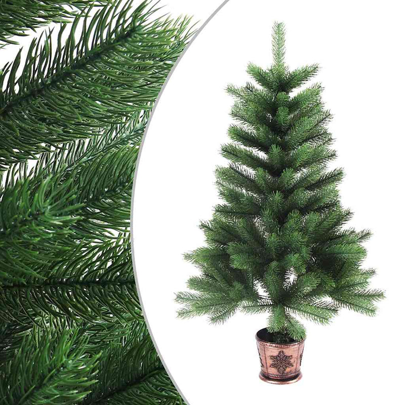 Afbeelding laden in galerijviewer, Vidaxl kunstkerstboom met levensechte naalden 65 cm groen
