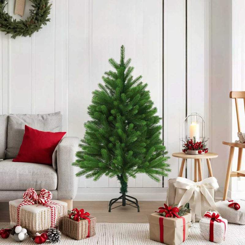Afbeelding laden in galerijviewer, Vidaxl kunstkerstboom met levensechte naalden 120 cm groen
