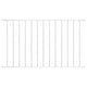 Vidaxl schuttingpaneel gepoedercoat staal 1,63x0,75 m wit