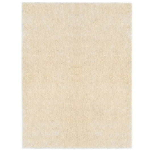 Vidaxl shaggy gebied tapijt crème 120 x 160 cm polyetheen