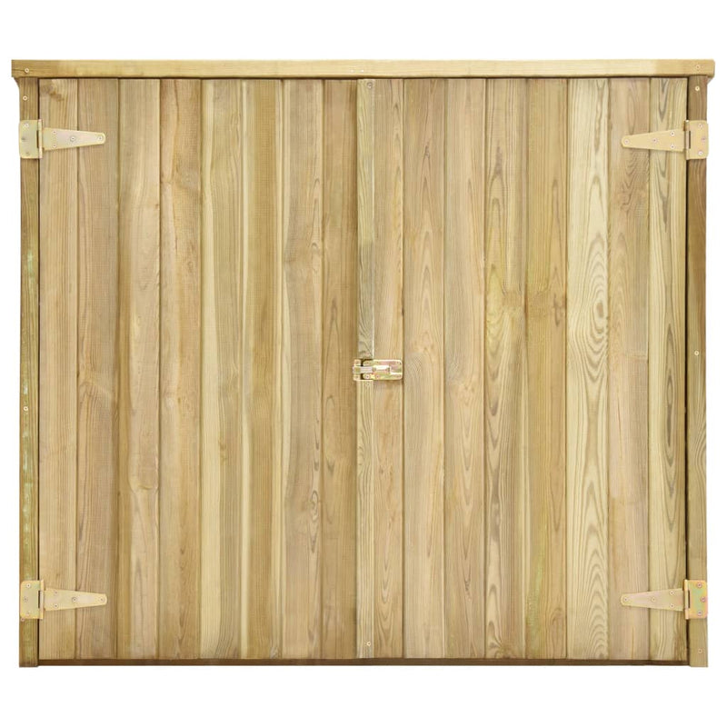 Afbeelding laden in galerijviewer, VidaXL Tuinschuur 135x60x123 cm geïmpregneerd grenenhout
