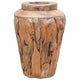 Vidaxl decoratievaas 40x60 cm massief teakhout