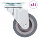 Vidaxl 24 st zwenkwielen 50 mm