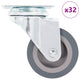 Vidaxl 32 st zwenkwielen 50 mm