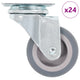 Vidaxl 24 st zwenkwielen 50 mm