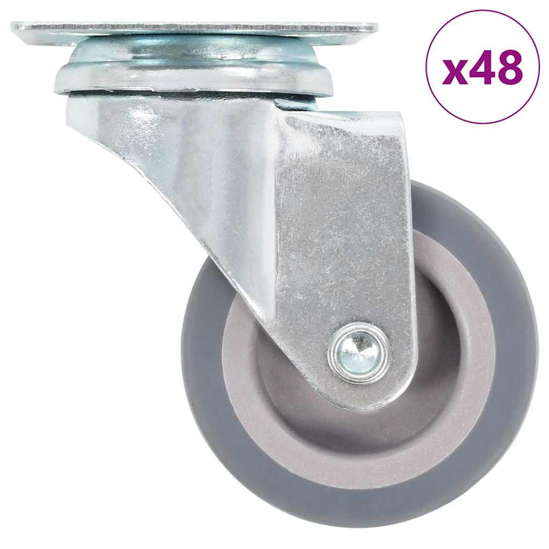 Afbeelding laden in galerijviewer, Vidaxl 48 st zwenkwielen 50 mm
