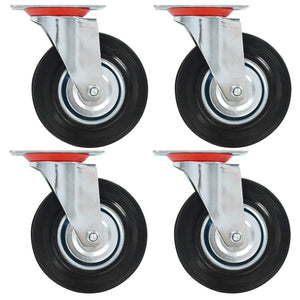 Vidaxl 24 st zwenkwielen 125 mm