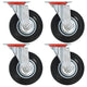 Vidaxl 24 st zwenkwielen 125 mm